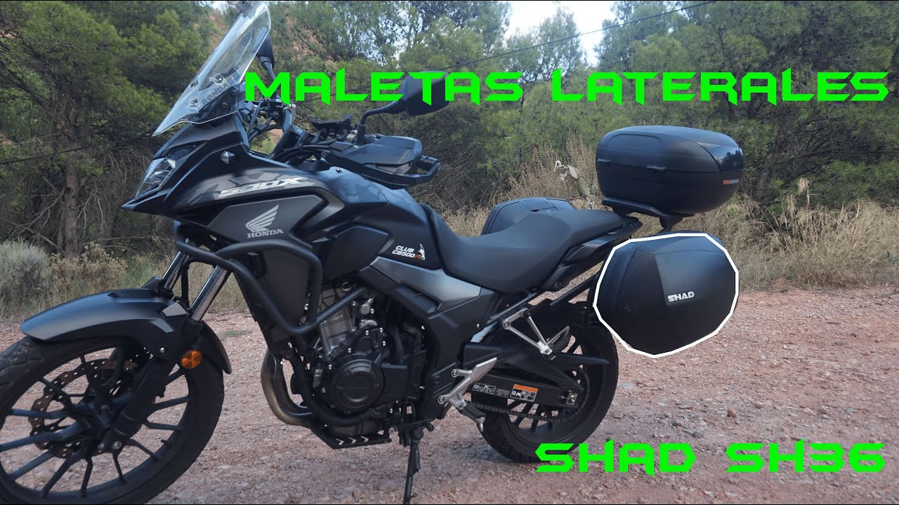 Maletas laterales y soporte Shad para la Honda CB500X '19