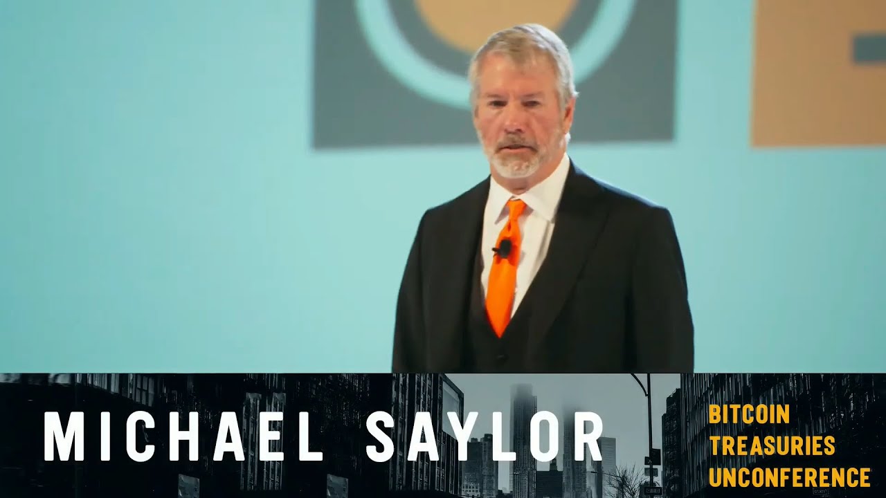 Michael Saylor Delivers Epic Bitcoin Treasuries Unconference Speech | Full Keynote