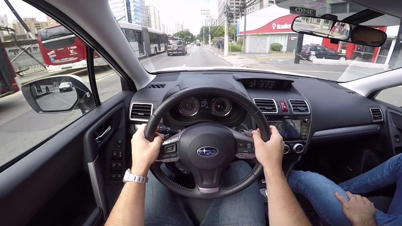 Subaru Forester 2.0 TURBO CVT 2016 Test Drive Onboard POV GoPro + Comentários