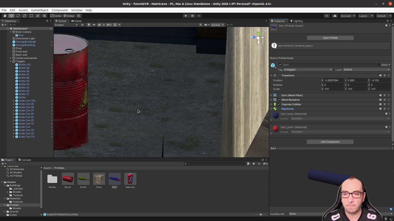 Unity 3D para VR (parte 6): Implementación de los disparos