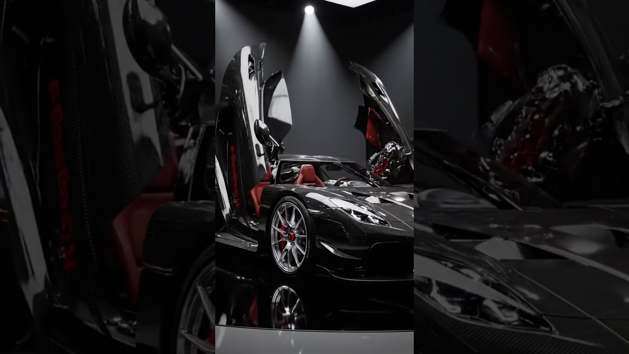 K&ouml;nigsegg Unfolds: Watch a Hypercar Assemble From a Luxury Box! #hypercar #cgi #luxury