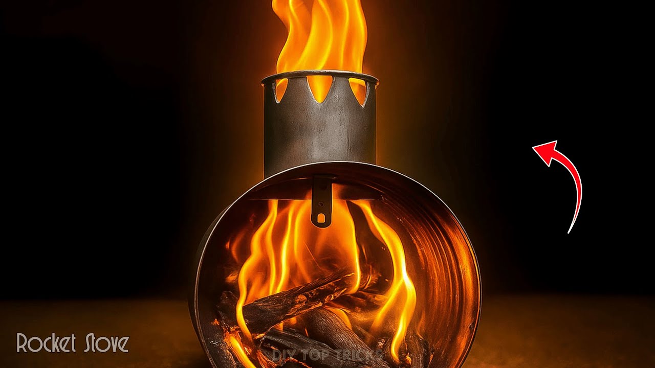 Top 5 creative portable stove ideas! Gas and electricity are no longer needed! DIY Top Tricks