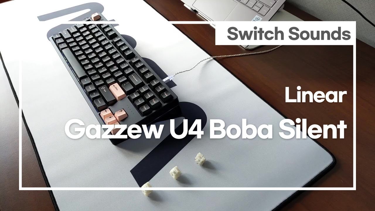 Duck Orion V2.5 with Gazzew U4 Boba stock vs lubed Typing Sounds