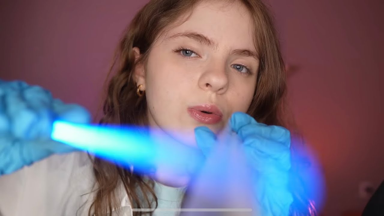 ASMR Осмотр черепных нервов, но вы можете закрыть глаза 🥱💤Medical Doctor Roleplay For Sleep АСМР
