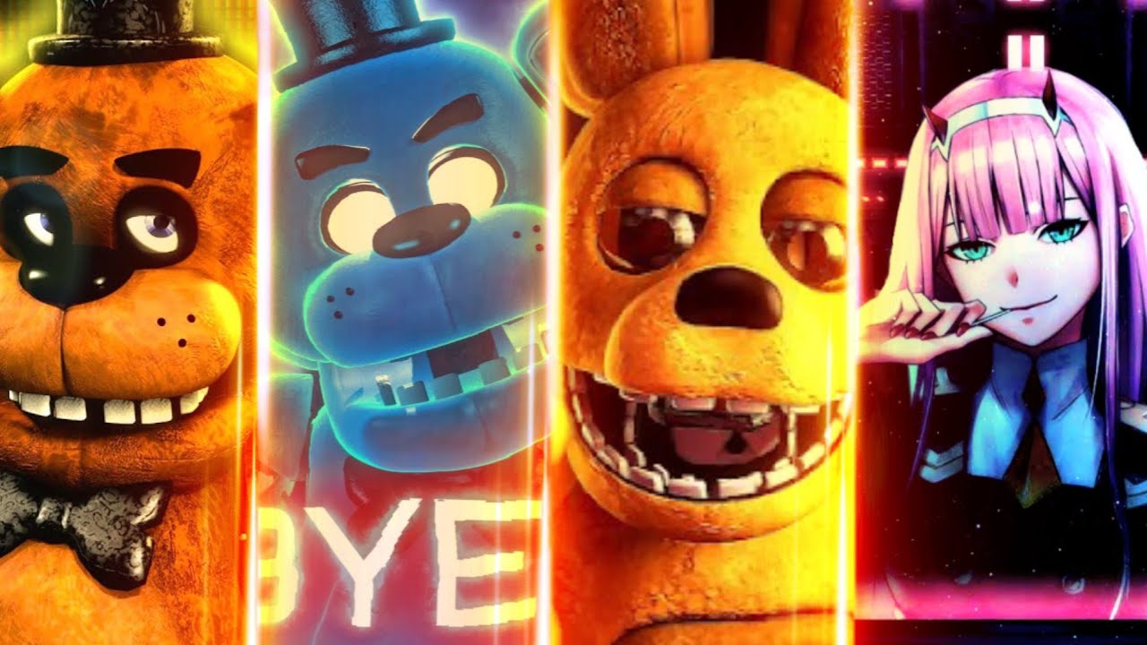 Mega mashup FNAF + Zero two Remix (It's Me, Follow Me, Goodbye, 2 Phút Hon Remix)