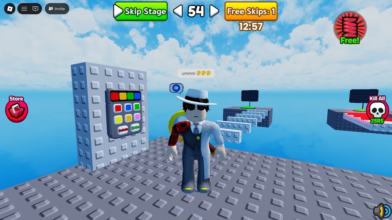 Roblox IQ OBBY Walkthrough (Stage 1 to 64)