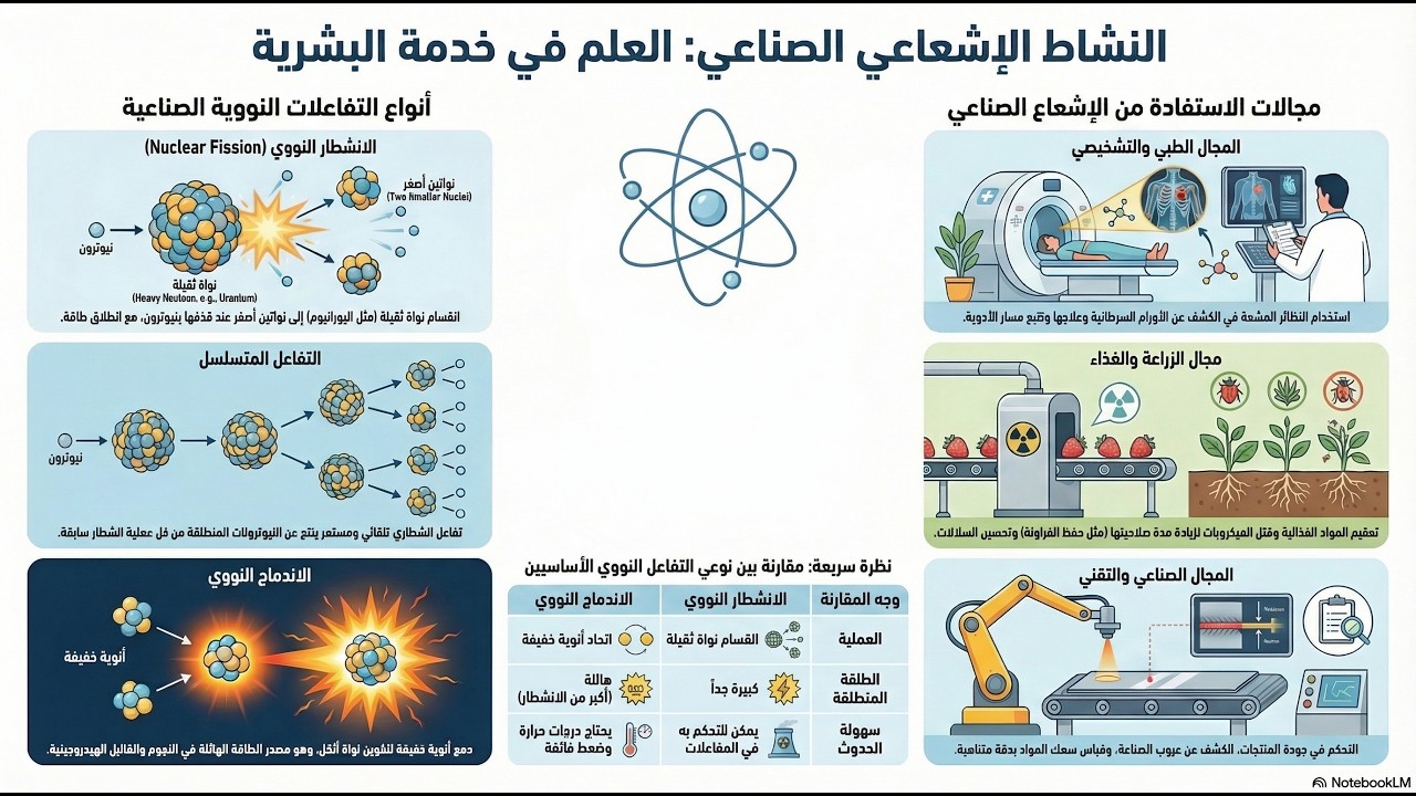 النشاط الإشعاعي الصناعي | صف 2ث  ف2