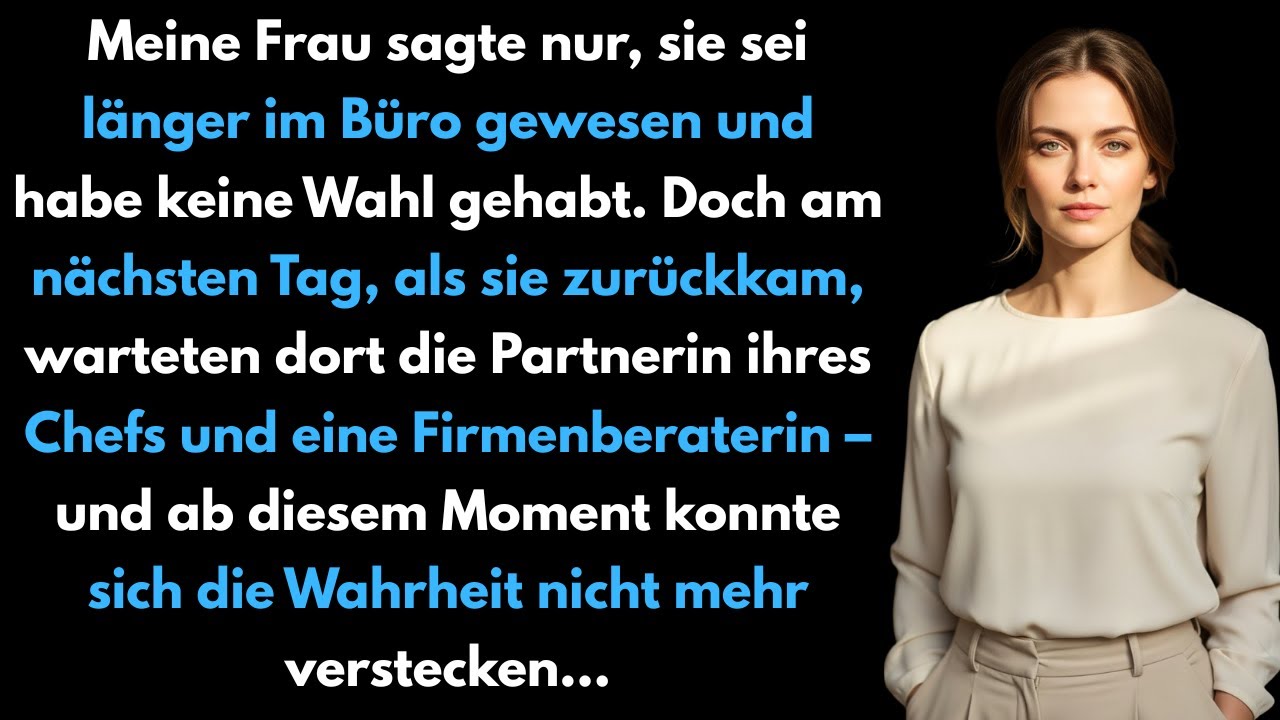 Sie war auf einer „Sonderaufgabe“ — und ich brachte die Frau ihres Chefs mit, umAntworten zu finden…