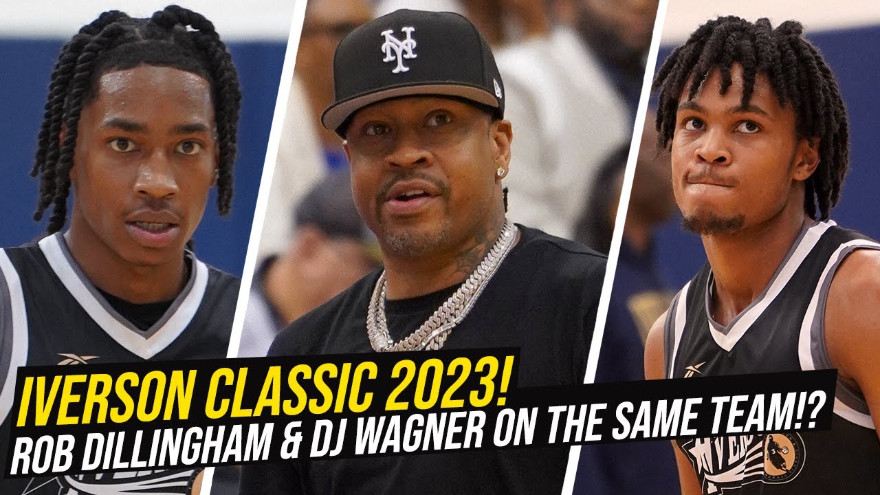 Rob Dillingham & DJ Wagner On The SAME TEAM!? Trey Parker GOES OFF! 🔥 Iverson Classic 2023 🤯🔥