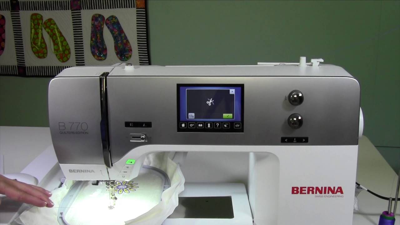 Bernina 770 120 Step Through Color by Color