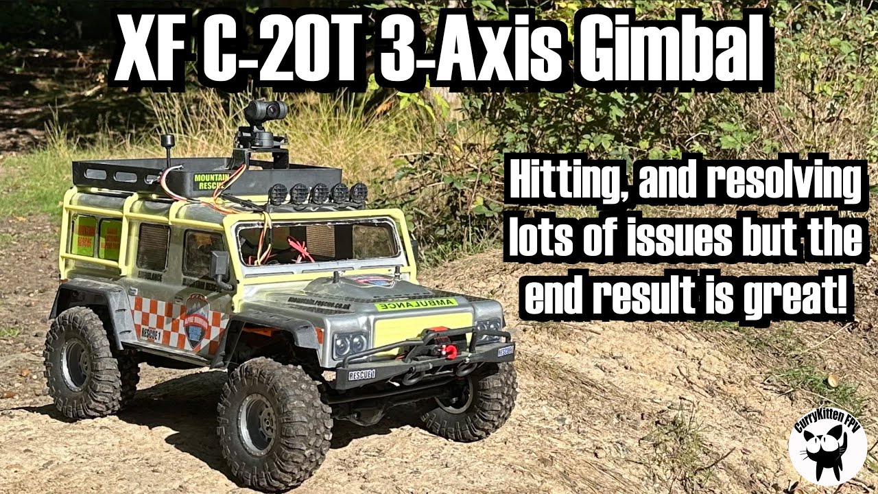 XF C-20T 3-Axis Gimbal - using Walksnail.  Hitting and fixing lots of issues in the build!