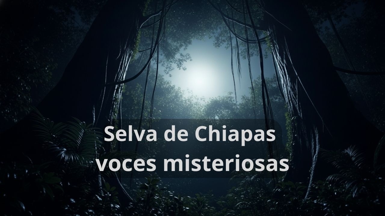 Nunca debí seguir las VOCES en la selva de Chiapas