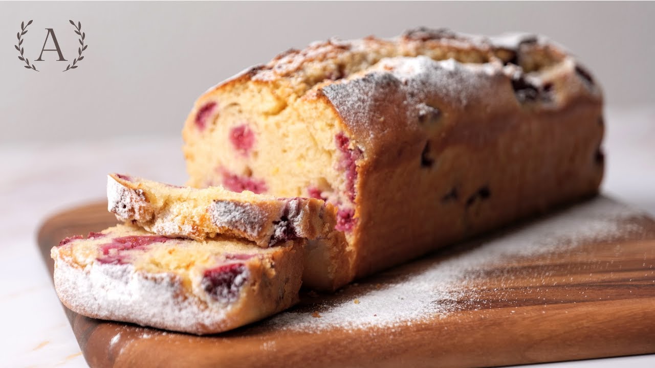 Raspberry Lemon Cake | Vegan