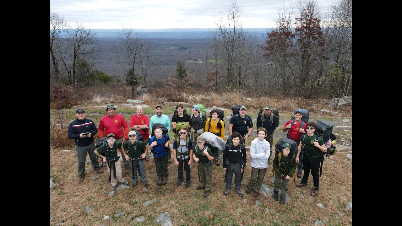 Troop 113 Backpacking trip to Mohican Outdoor Center 12th Nov 2022 Pt 1/2
