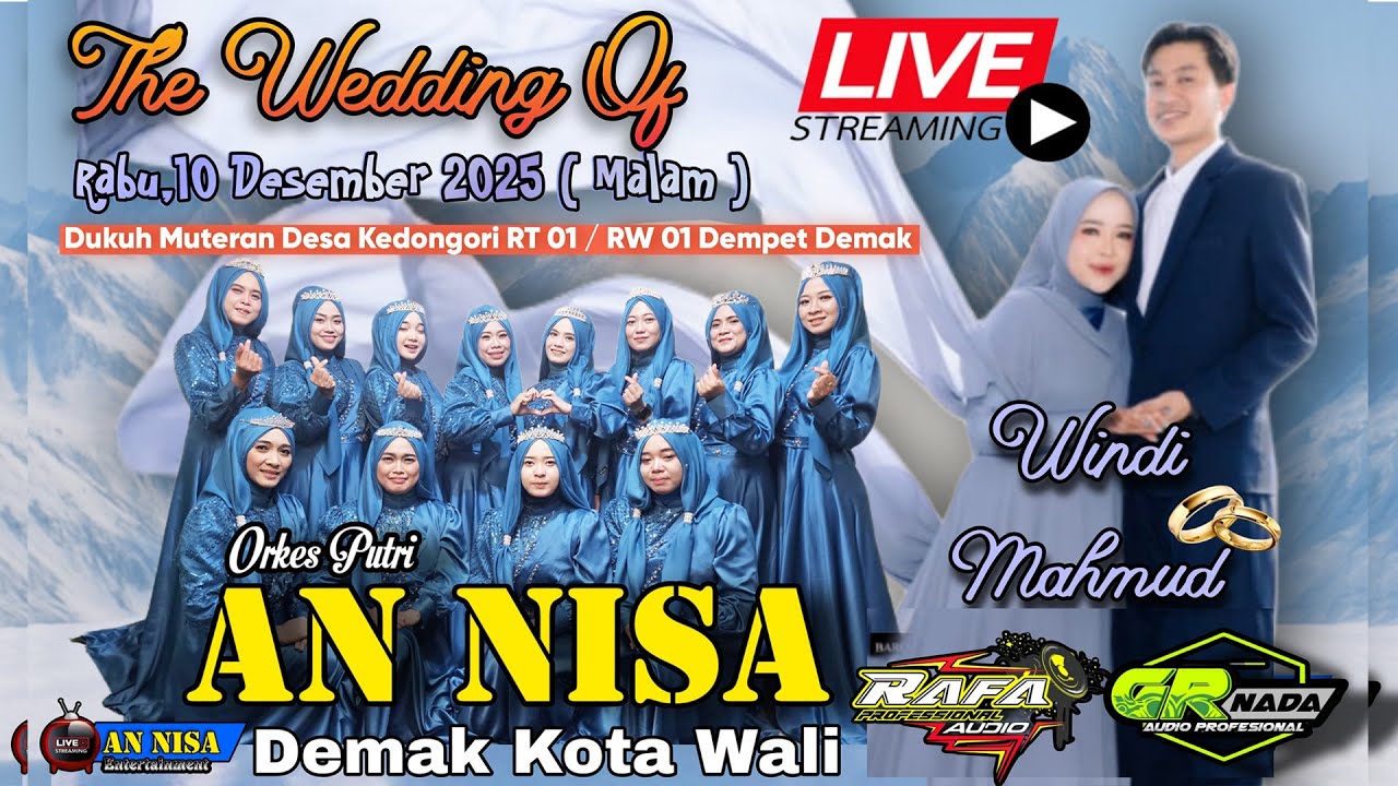 LIVE ORKES PUTRI AN NISA DEMAK PERNIKAHAN WINDI & MAHMUD - MUTERAN DEMPET 10 DESEMBER 2025