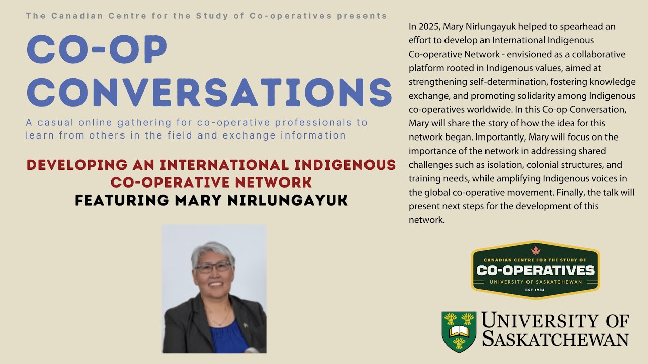 Co-op Conversation: Developing an International Indigenous Co-operative Network