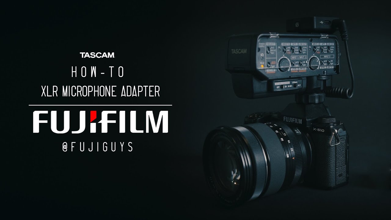 TASCAM CA-XLR2d-F - Setting Up - Fuji Guys