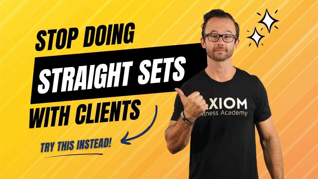 Straight Sets Aren't The Answer - Try This Instead ||  NASM-CPT Pro Tips
