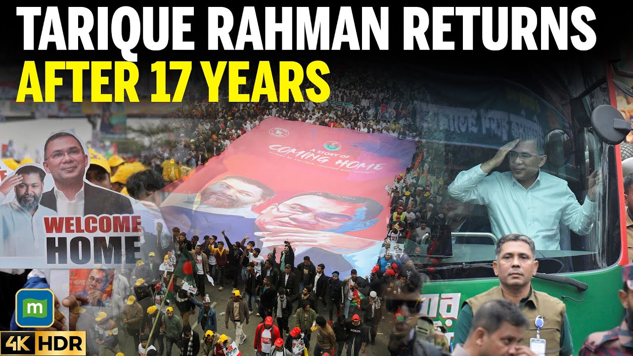 Ex-PM Khaleda Zia&rsquo;s Son Tarique Rahman Returns to Bangladesh