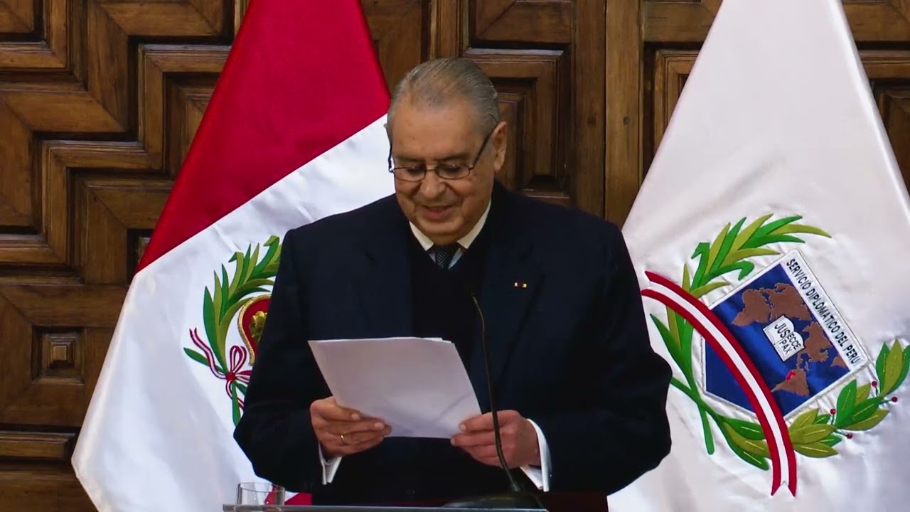 Homenaje Ex Canciller José Antonio García Belaunde