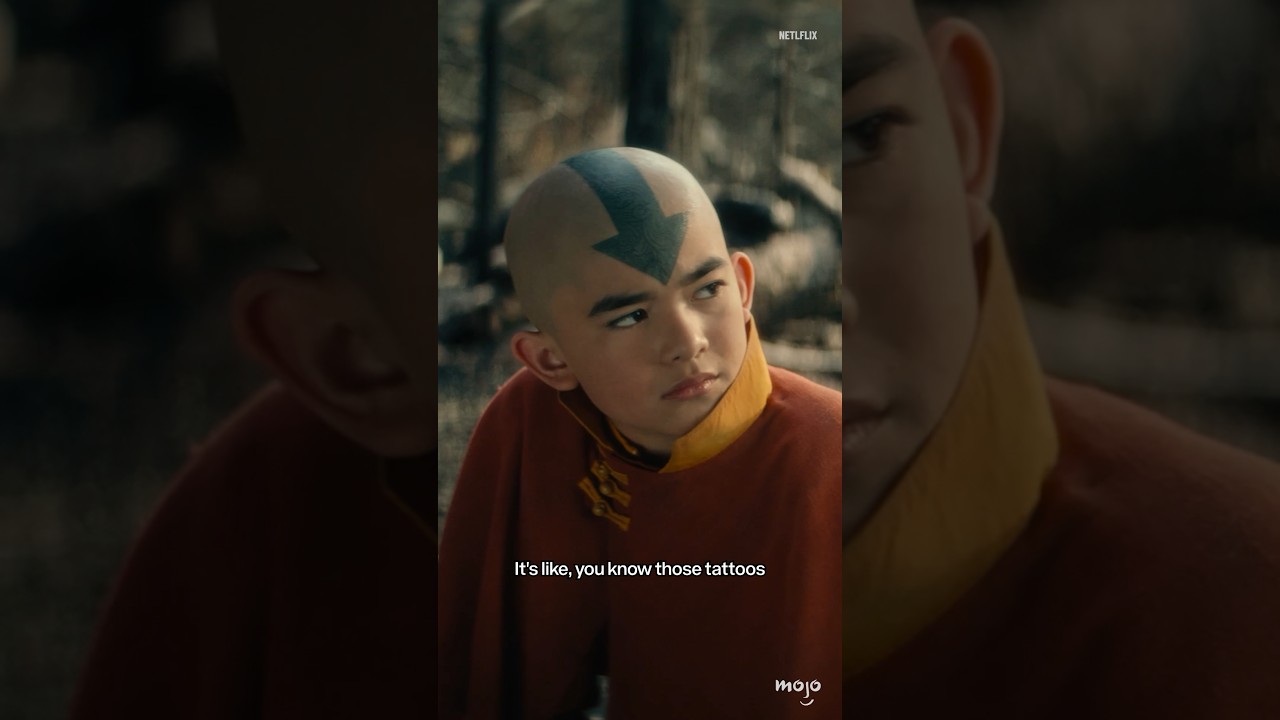 How Netflix Re-Created Aang&rsquo;s Head Tattoo! ⬇️