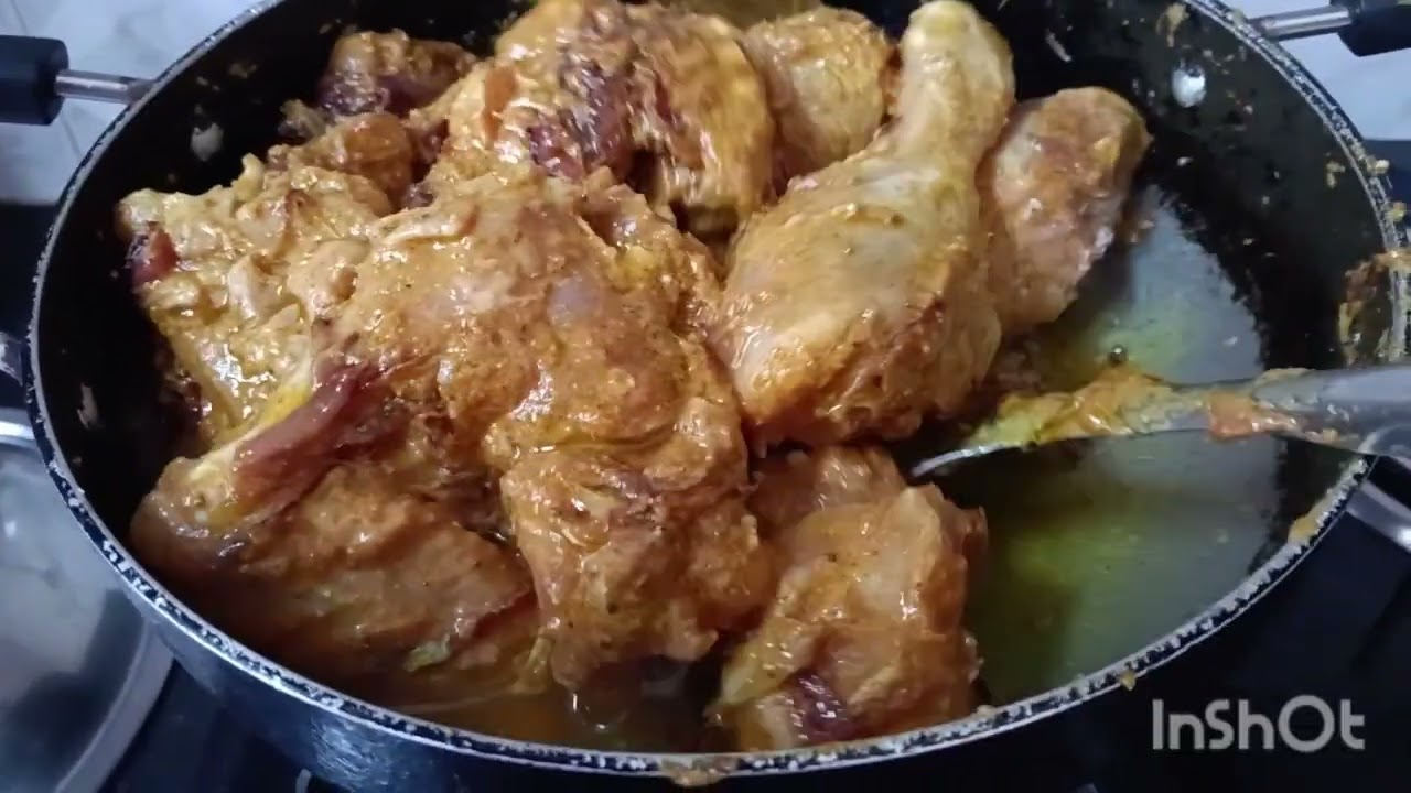 চিকেন কষা বাঙালি স্টাইলে রেসিপি।।