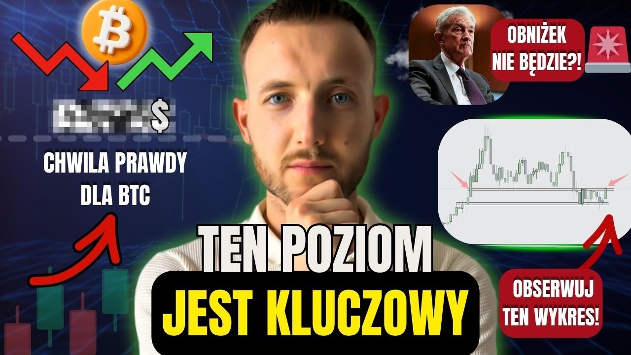 OSTATNIA SZANSA na WZROSTY na BITCOINIE?! TEN POZIOM JEST KLUCZOWY!