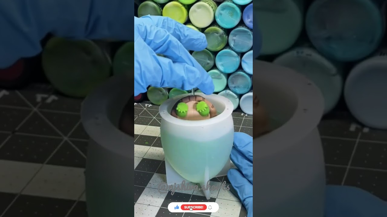 A turned this turtle into an epoxy resin egg light. #shorts #3Dprinting #epoxy #turtle #resinart