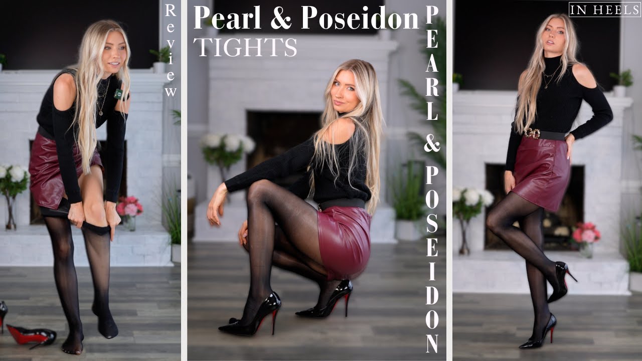 Примерка колготок Pearl & Poseidon Sheba плотностью 50 ден | Обзор и примерка ASMR