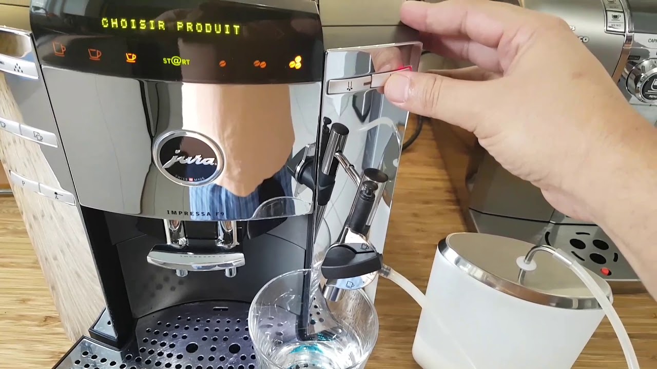 قهوة اسبريسو espresso و كبوتشينو cappuccino مع jura