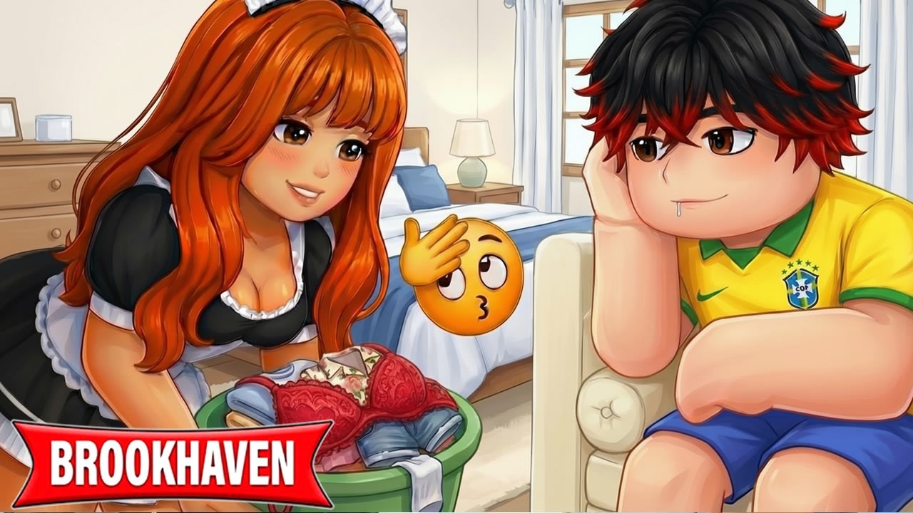 A EMPREGADA DEU EM CIMA DE MIM! PT 2 - BROOKHAVEN
