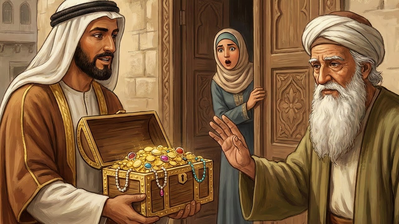وجد كنزاً من الذهب في بيته فرفض أخذه.. قصة الأمانة التي غيرت حياة عائلتين للأبد! 💎❤️