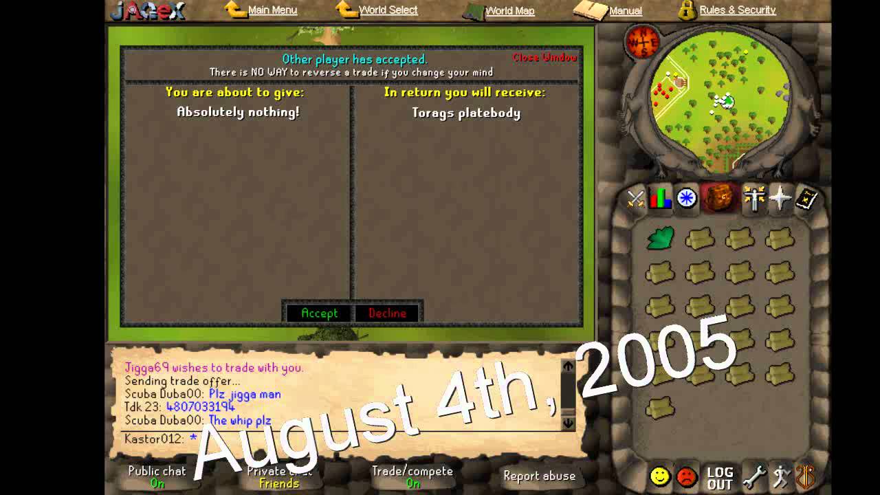 Runescape - My History - 2005: The Adventure Begins!