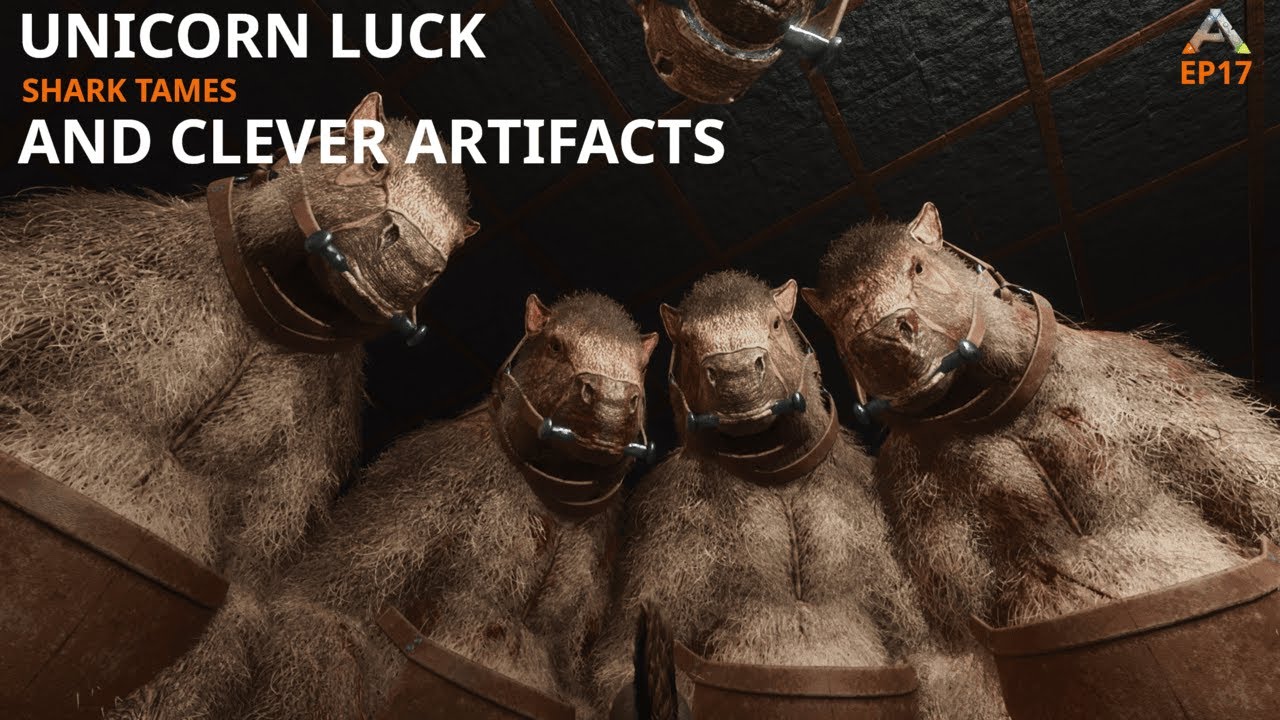Unicorn Luck, Shark Tames, and the Artifact of the Clever - ARK Ascended EP17
