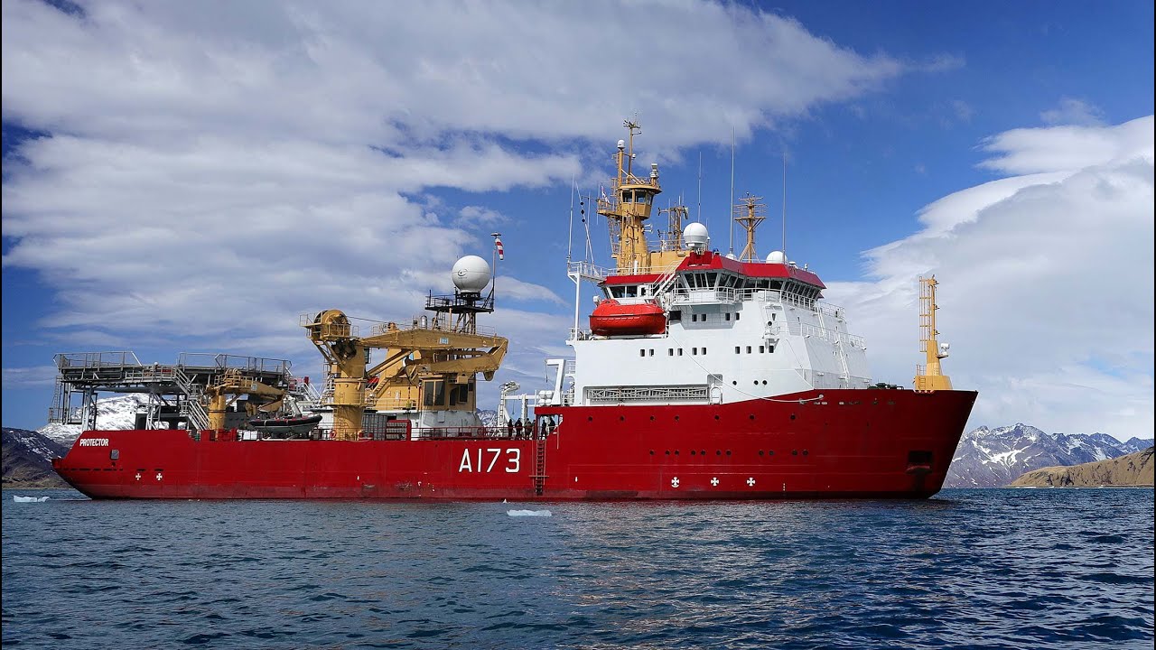 HMS Protector - the Royal Navy's Antarctic Patrol Ship