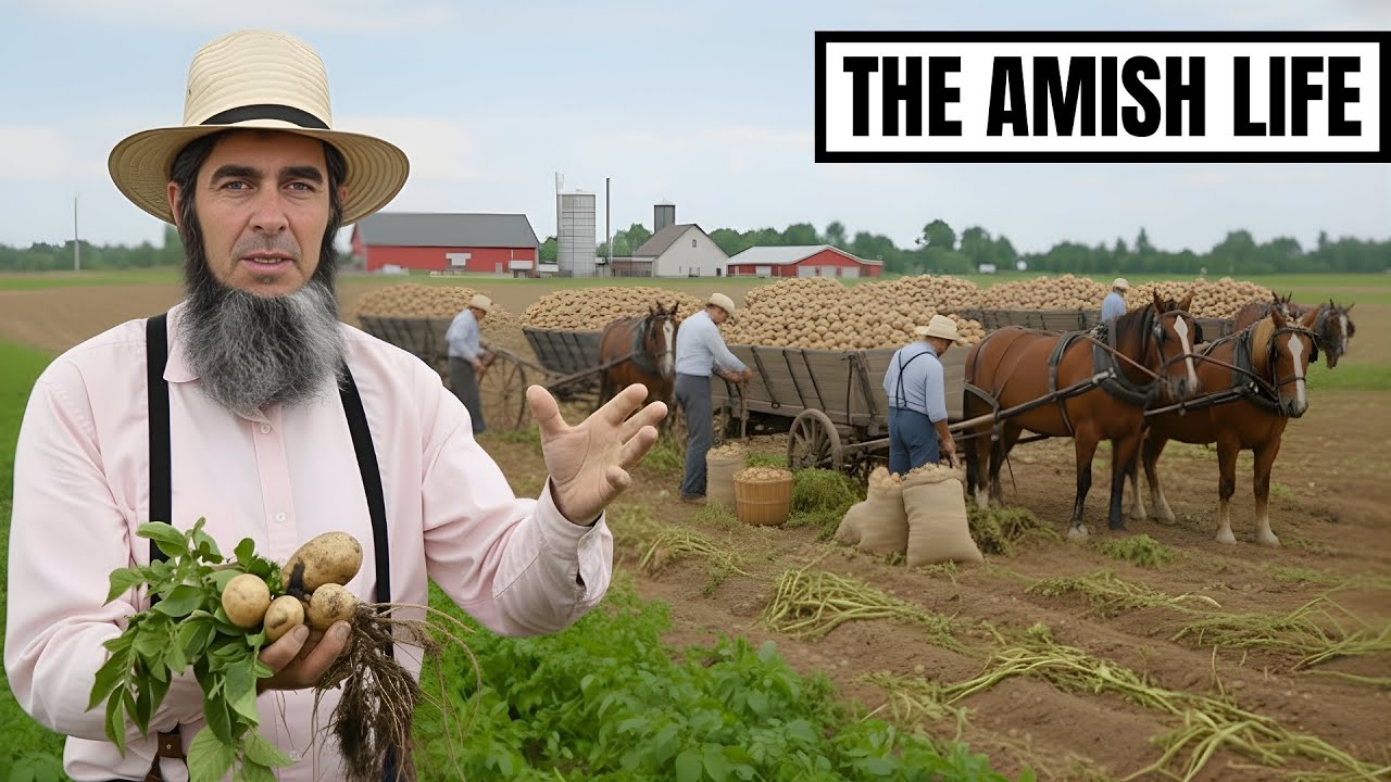How Amish Men Grow 5 TONS of Potatoes Per Acre by Hand | The Amish Life