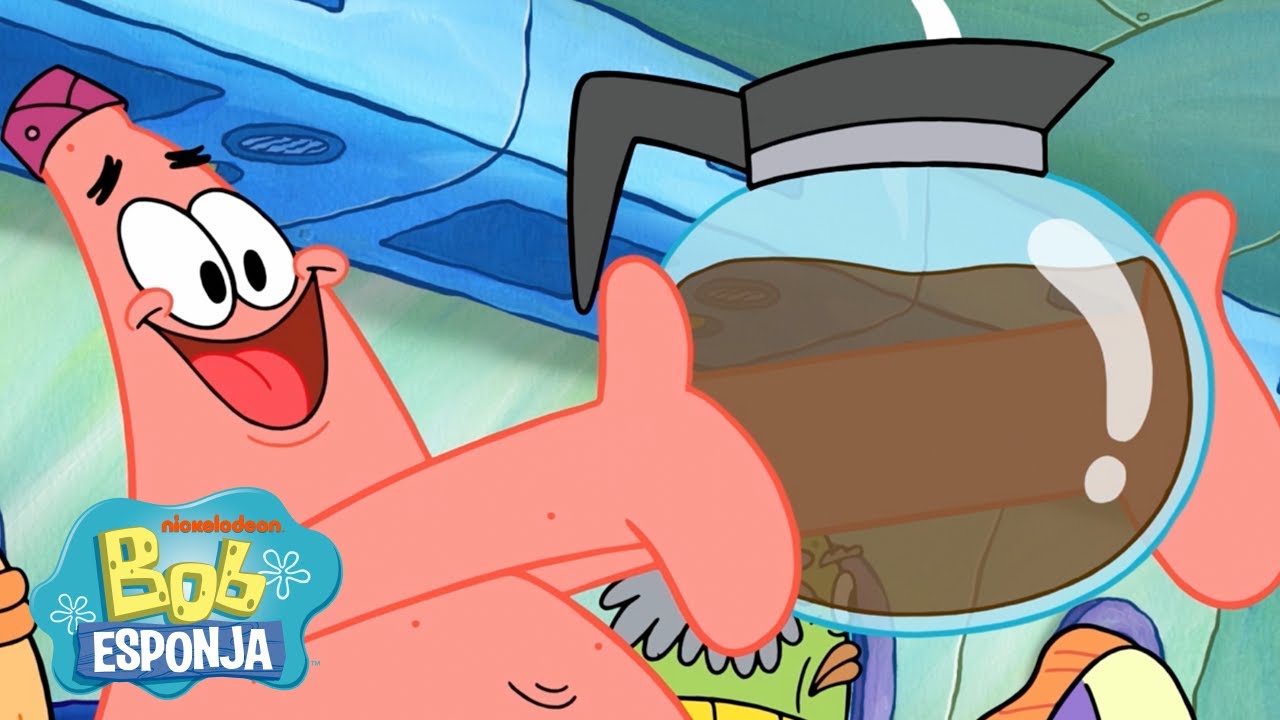 Bob Esponja | Bob Esponja y Calamardo vuelan en un avión ✈️ | Bob Esponja en Español