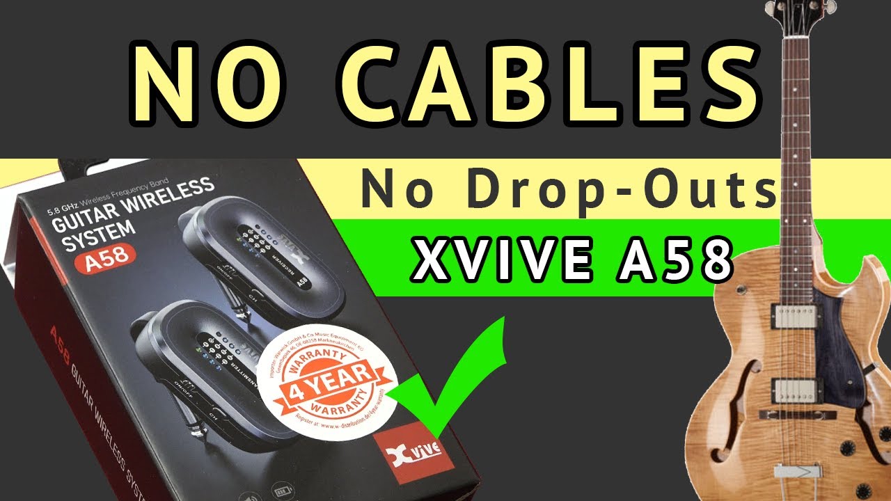 Home Guitarists - This Solves Everything - XVIVE A58 Wireless Guitar System - Review