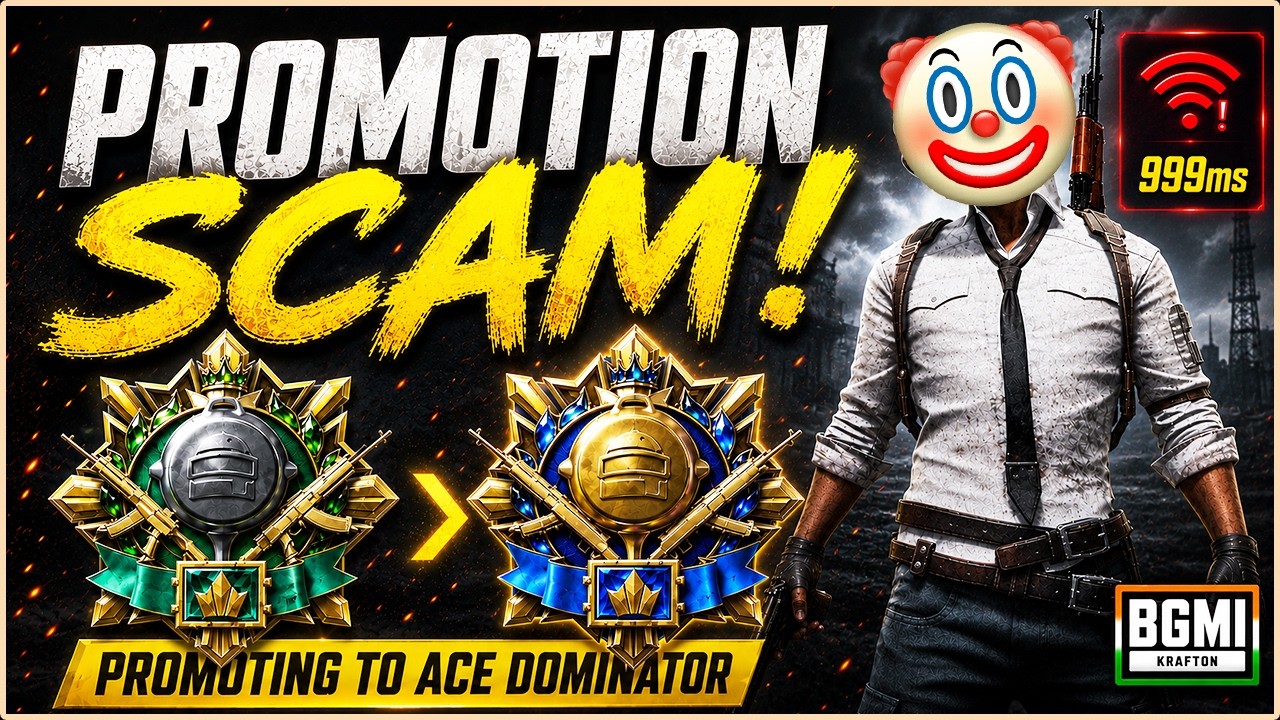 😡 BGMI Promotion Match = SCAM? 999ms Ping Secret EXPOSED!