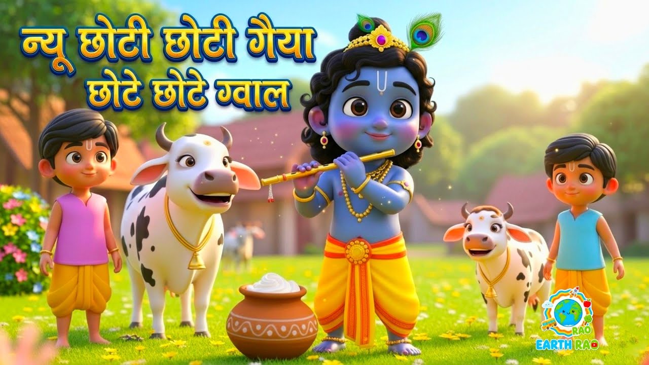 छोटी छोटी गैया छोटे छोटे ग्वाल Choti Choti Gaiya Chote Chote Gwal | Krishna Bhajan | Kanha Ji Bhajan