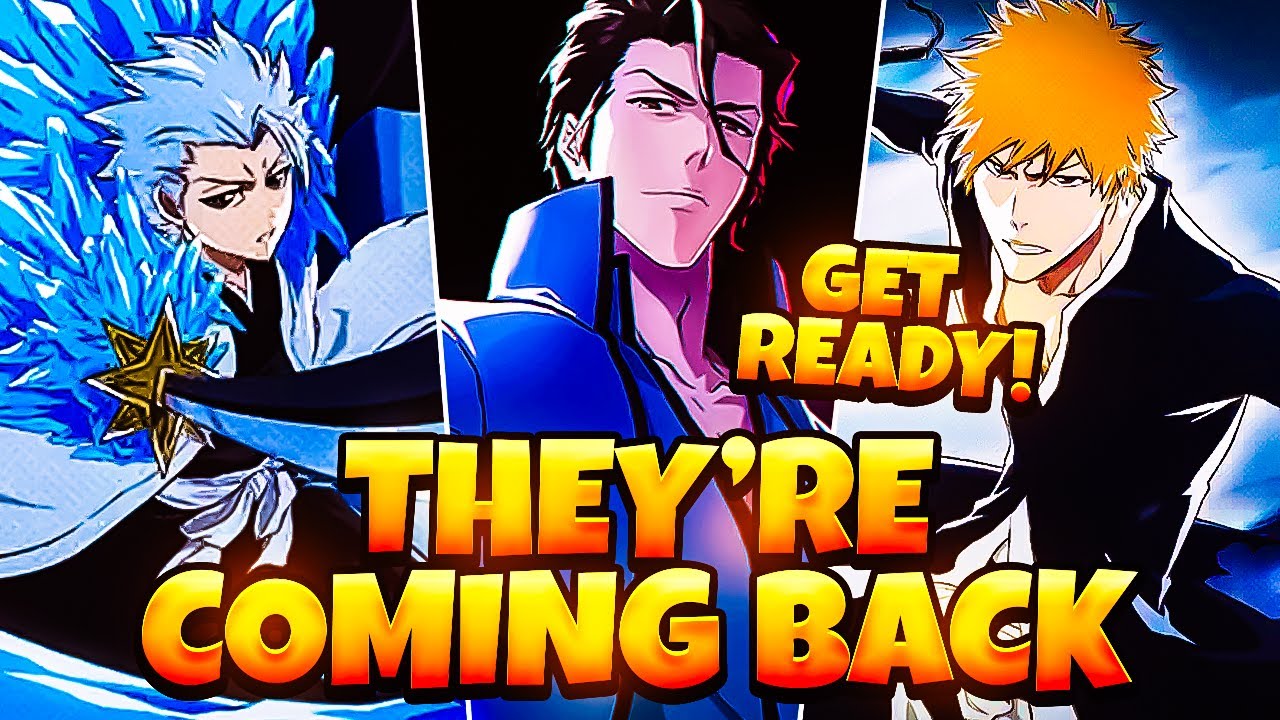 THEYRE FINALLY COMING BACK?! - WHEN TO EXPECT AIZEN, TOSHIRO & ICHIGO RERUNS | Bleach Soul Resonance