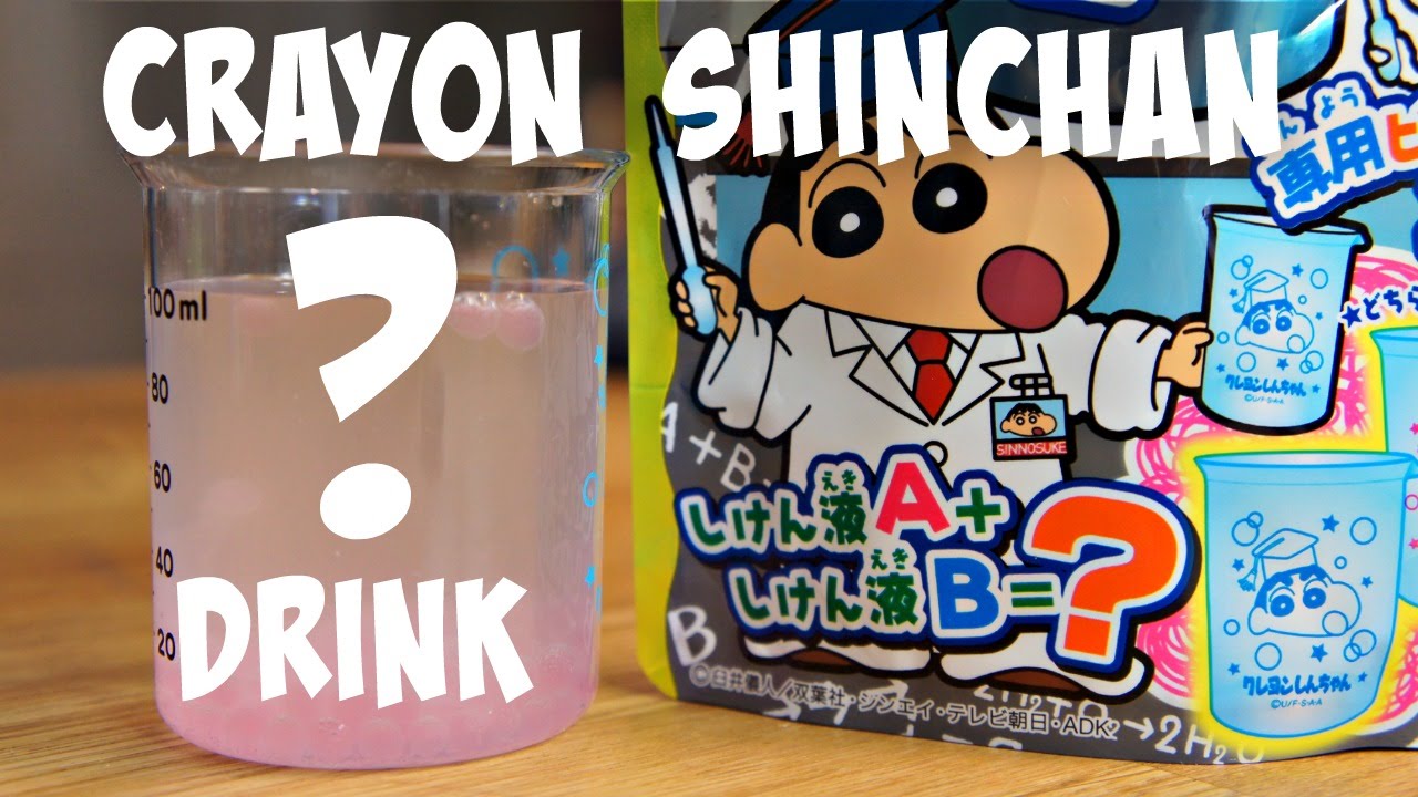 Crayon Shin Chan Mystery Drink -- Whatcha Eating? #215