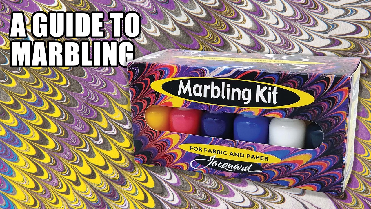A Guide to Marbling with Jacquard Marbling Supplies
