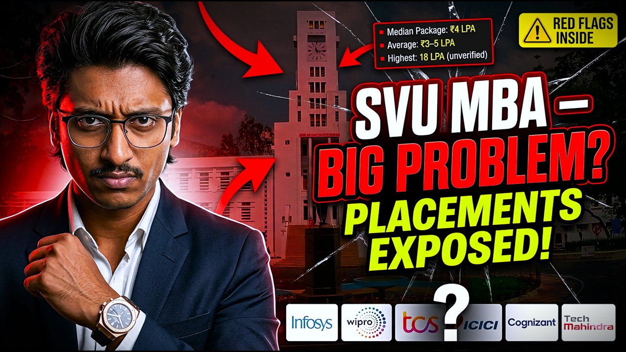 SVU Tirupati MBA Honest Review 2026 | Real Placement Data, Fees, Ranking, ROI Analysis