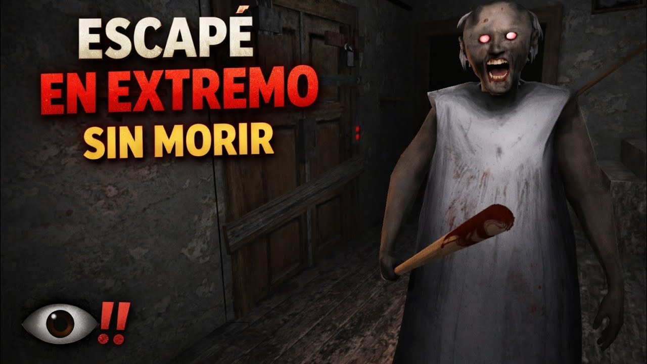 Granny Extreme en 8:18… sin morir una sola vez...#horrorgame #mobilehorror #mobilegaming #grannygame