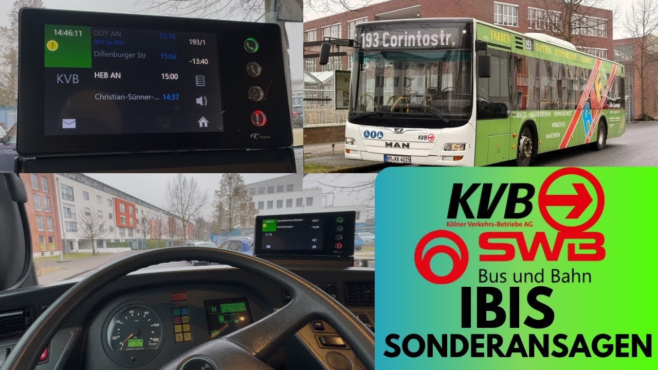 KVB & SWB IBIS Sonderansagen