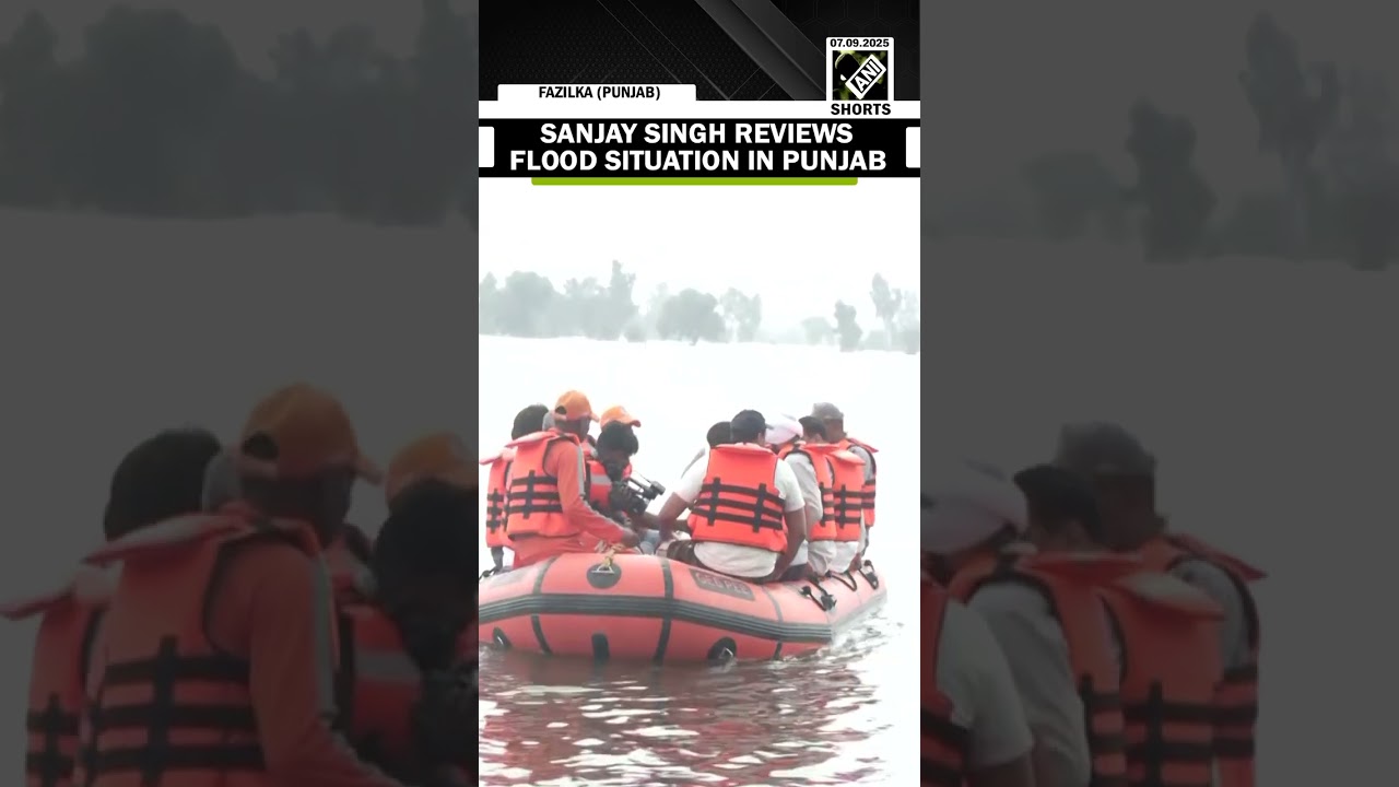 AAP MP Sanjay Singh reviews flood situation in Punjab&rsquo;s Fazilka