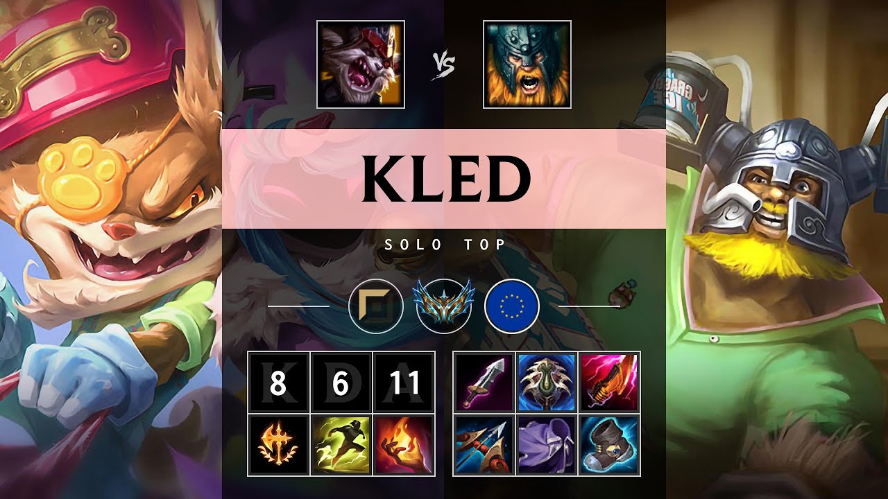 Kled Top vs Olaf - EUW Challenger Patch 25.09