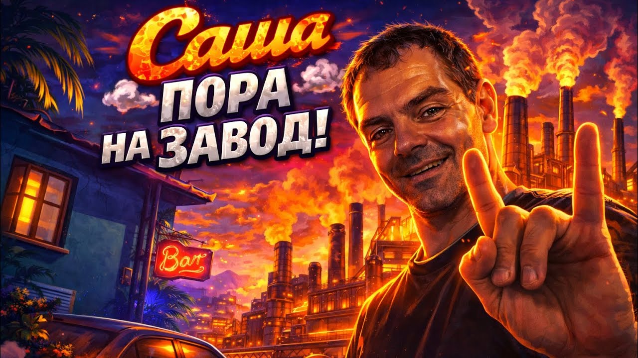 Саша пора на ЗАВОД!