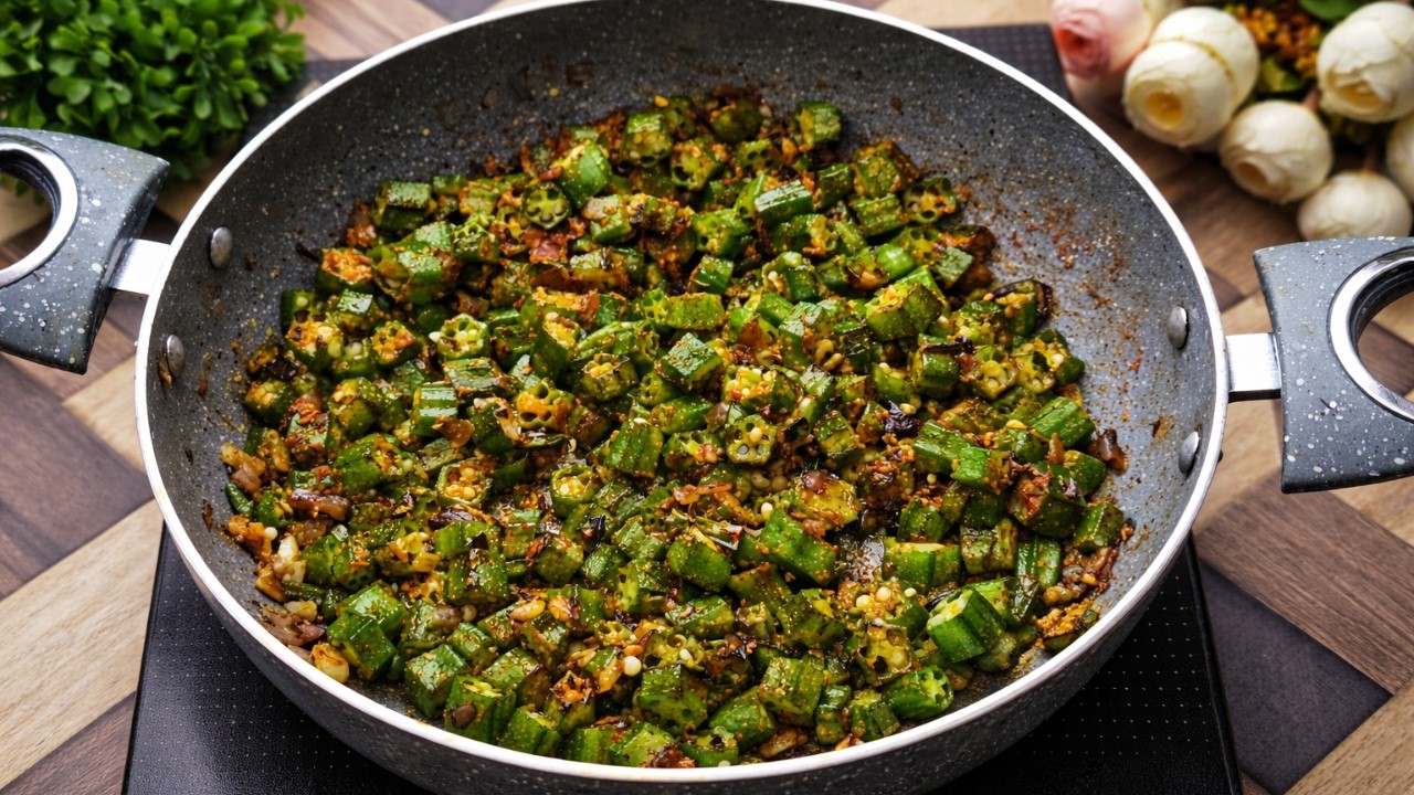 Bhindi ki ye sabji itni testy & chatpati hai ki ek bar bnao to बार-बार khane ka man Karega, #healthy